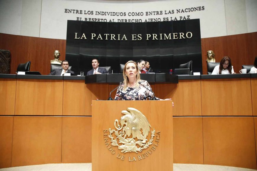 Senadora Alejandra Noemí Reynoso Sánchez, para referirse a la situación sobre la consulta del nuevo aeropuerto de la Ciudad de México