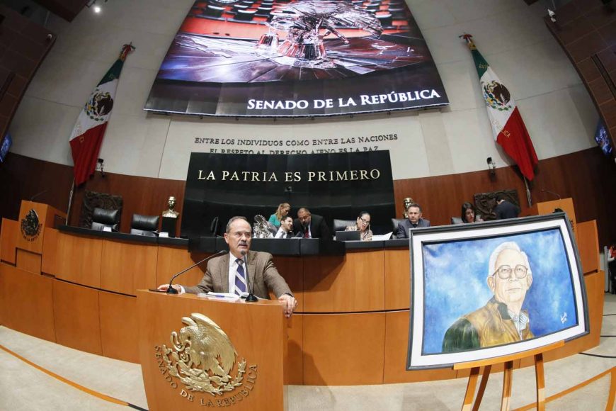 Intervención del senador Gustavo Madero Muñoz, al referirse al 22 aniversario luctuoso del ingeniero Heberto Castillo Martínez.