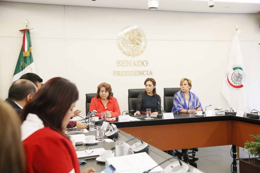 Intervención de la senadora Josefina Vázquez Mota durante la instalación de la Subcomisión de Estancias Infantiles.