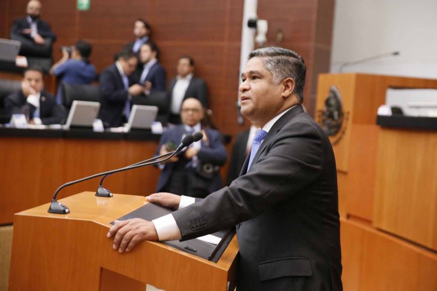 Intervención en tribuna del senador Víctor Fuentes Solís para referirse a un proyecto de decreto por el que la Comisión Permanente solicita convocar a un periodo extraordinario de sesiones de las Cámaras del Congreso.