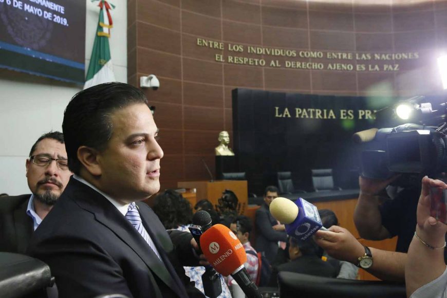Senador Damián Zepeda Vidales, en entrevista al término de la sesión de la Comisión Permanente
