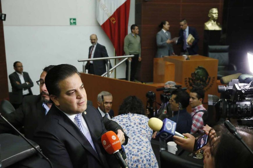 Senador Damián Zepeda Vidales, en entrevista al término de la sesión de la Comisión Permanente