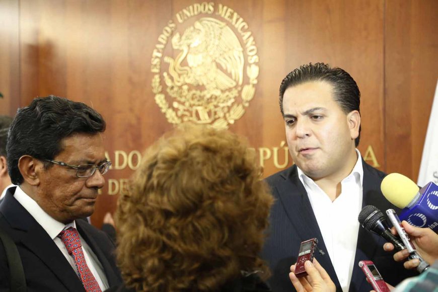 Intervención del senador Damián Zepeda Vidales durante la conferencia de prensa posterior a la reunión de trabajo de la Comisión de Justicia y de Estudios Legislativos Segunda.