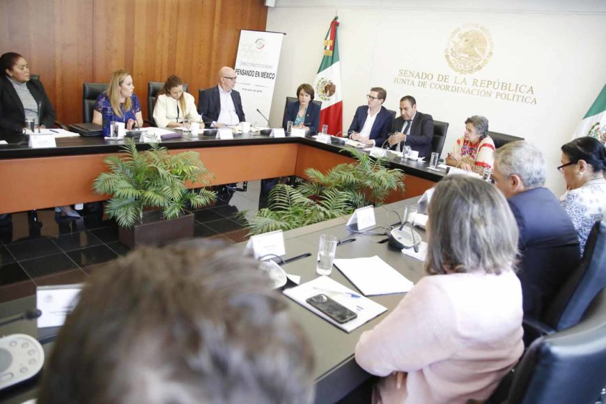Participación de la senadora Alejandra Reynoso Sánchez durante la reunión del Consejo Consultivo Nacional “Pensando en México”