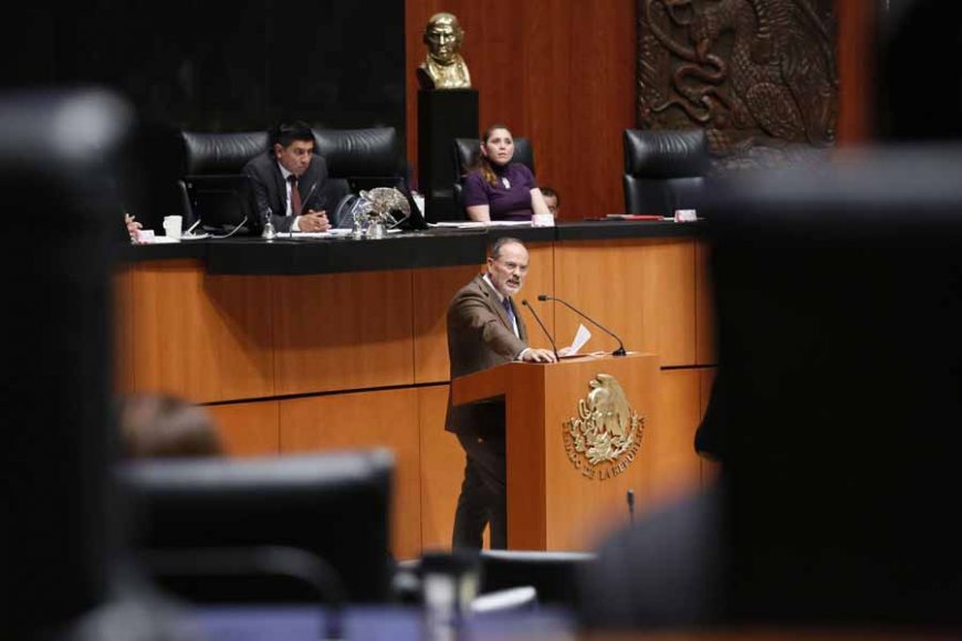 Intervención del senador Gustavo Madero Muñoz, al participar en la discusión de un punto de acuerdo para solicitar la comparecencia del secretario de Seguridad Pública y Protección Ciudadana, Alfonso Durazo Montaño.