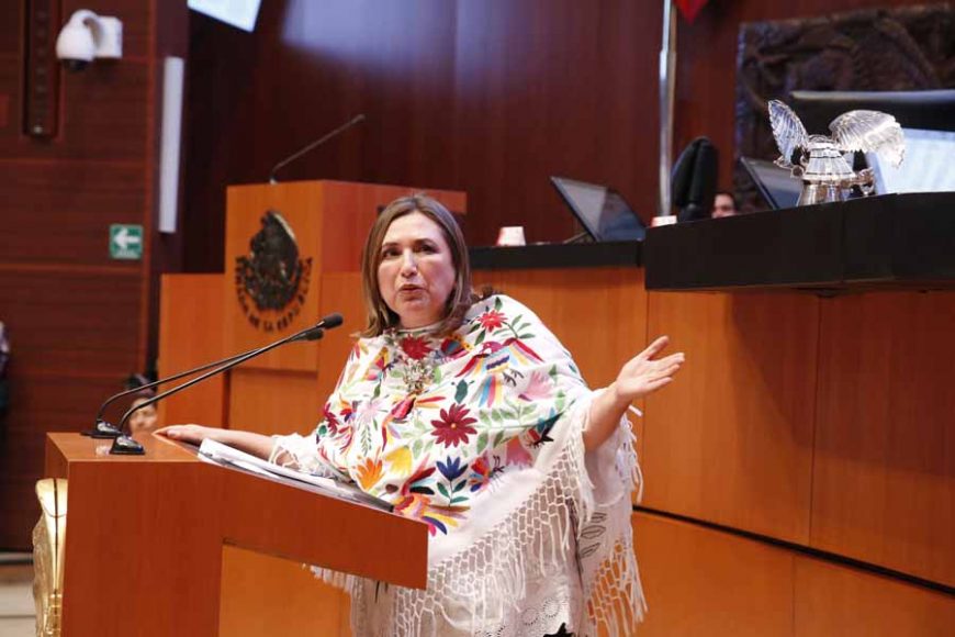 Intervención de la senadora Xóchitl Gálvez Ruiz, para referirse a la moción de procedimiento presentada por el senador Emilio Álvarez Icaza Longoria, con la que solicita la reposición del procedimiento de designación de la persona titular de la Comisión Nacional de los Derechos Humanos.