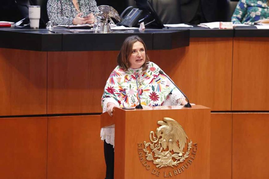 Intervención de la senadora Xóchitl Gálvez Ruiz, para referirse a la moción de procedimiento presentada por el senador Emilio Álvarez Icaza Longoria, con la que solicita la reposición del procedimiento de designación de la persona titular de la Comisión Nacional de los Derechos Humanos.