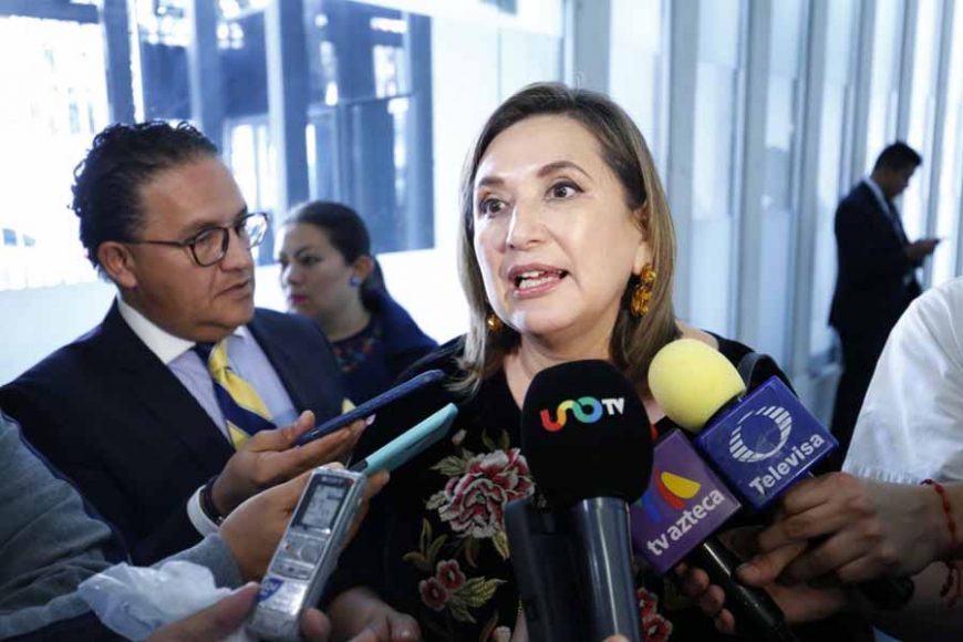 Senadora Xóchitl Gálvez Ruiz en entrevista