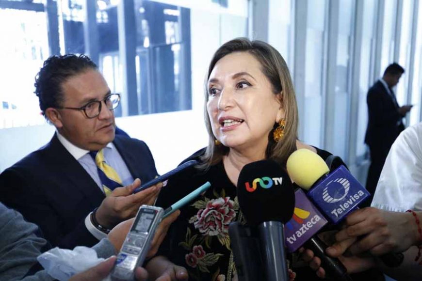 Senadora Xóchitl Gálvez Ruiz en entrevista