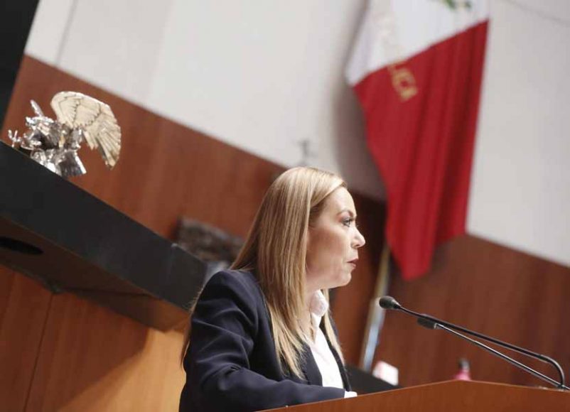 Senadora Alejandra Reynoso Sánchez, al presentar el posicionamiento del GPPAN en relación con el asilo político a Evo Morales Ayma