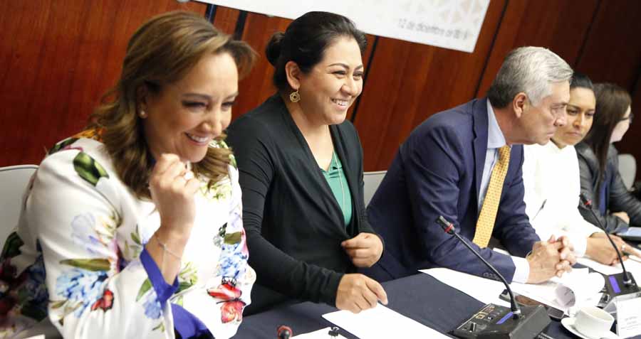 Participación de la senadora Nadia Navarro Acevedo, durante la reunión extraordinaria de las Comisiones Unidas de Gobernación, de Estudios Legislativos Segunda