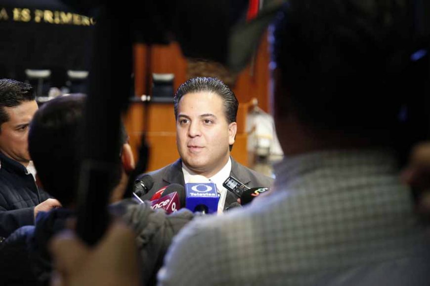 Audio de la entrevista concedida por el senador Damián Zepeda Vidales, previo al inicio de la sesión ordinaria