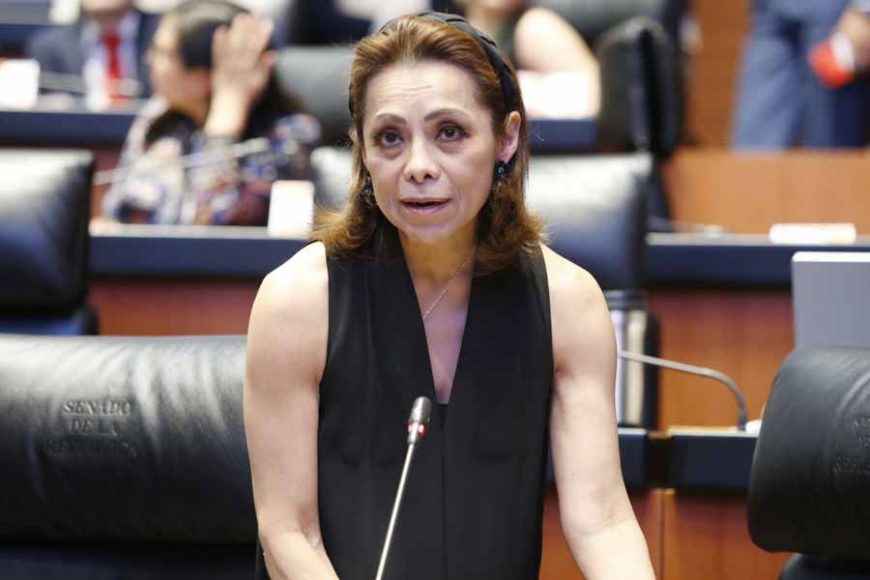 Intervención, desde su escaño, de la senadora Josefina Vázquez Mota para referirse al movimiento convocado para el 9 de marzo.
