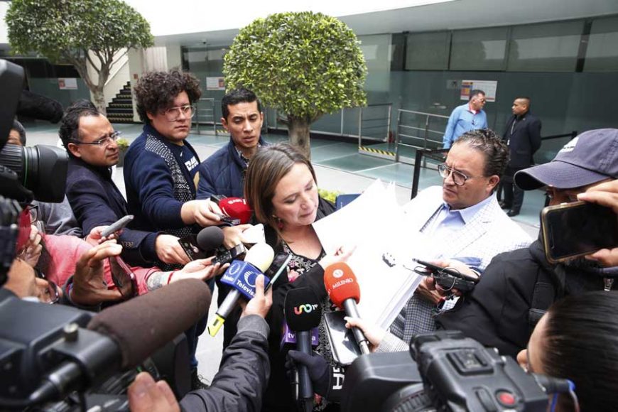 Entrevista concedida por la senadora Xóchitl Gálvez Ruiz, para referirse a la investigación por espionaje que se realiza por parte de la Fiscalía General de la República. No hay ninguna duda, es espionaje: Xóchitl Gálvez