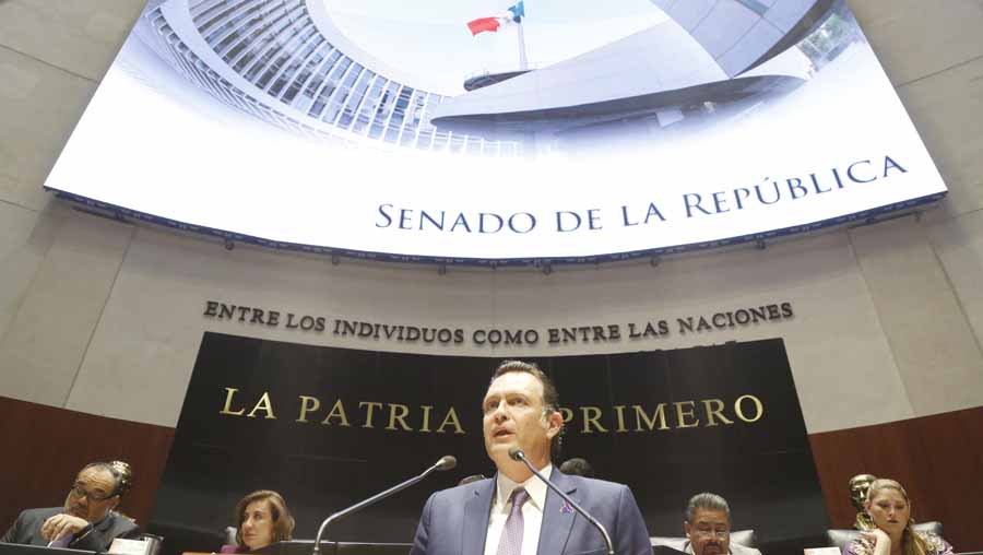 Intervención en tribuna del Coordinador de los senadores del PAN, Mauricio Kuri González, al referirse al acuerdo por el que se suspenden eventos en el Senado en previsión del Covid 19.