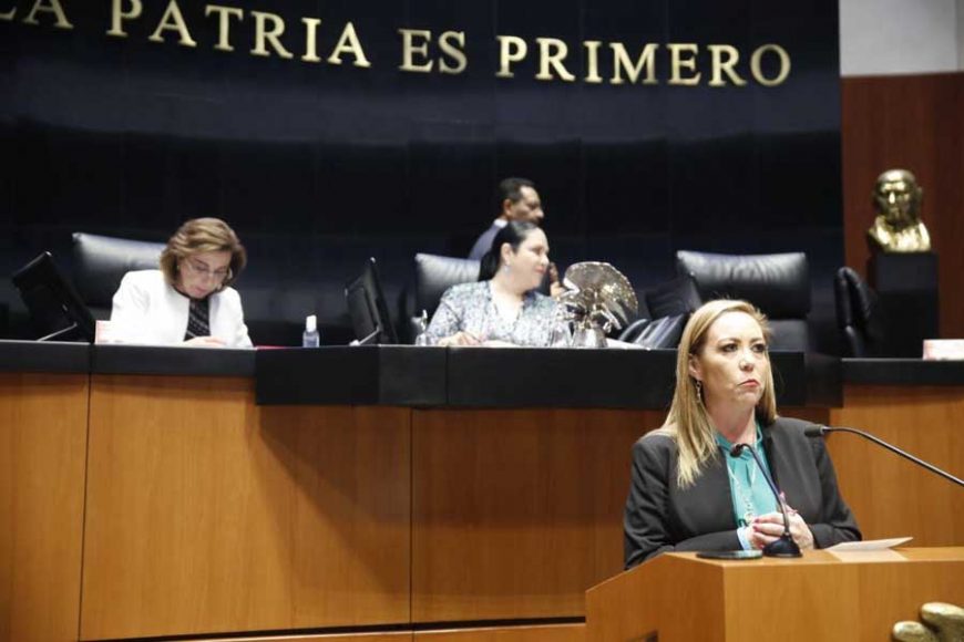 Intervención en tribuna de la senadora Alejandra Reynoso Sánchez para referirse a diversos dictámenes de la Comisión de Anticorrupción que se desechan por el grupo mayoritario en la Cámara de Senadores.