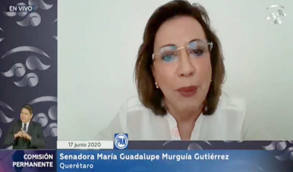 Senadora Murguía explica la agenda del GPPAN para la sesión de la Comisión Permanente