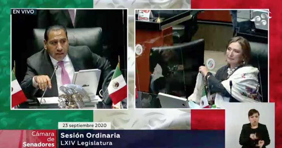 Senadora Xóchitl Gálvez Ruiz, para referirse a la renuncia del titular del Instituto para Devolverle al Pueblo lo Robado