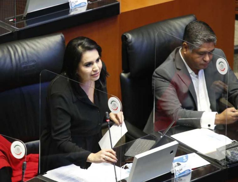 Intervención desde su escaño de la senadora Mayuli Latifa Martínez Simón