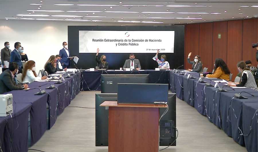 Intervenciones de la senadora Minerva Hernández Ramos, durante la reunión de la Comisión de Hacienda y Crédito Público.