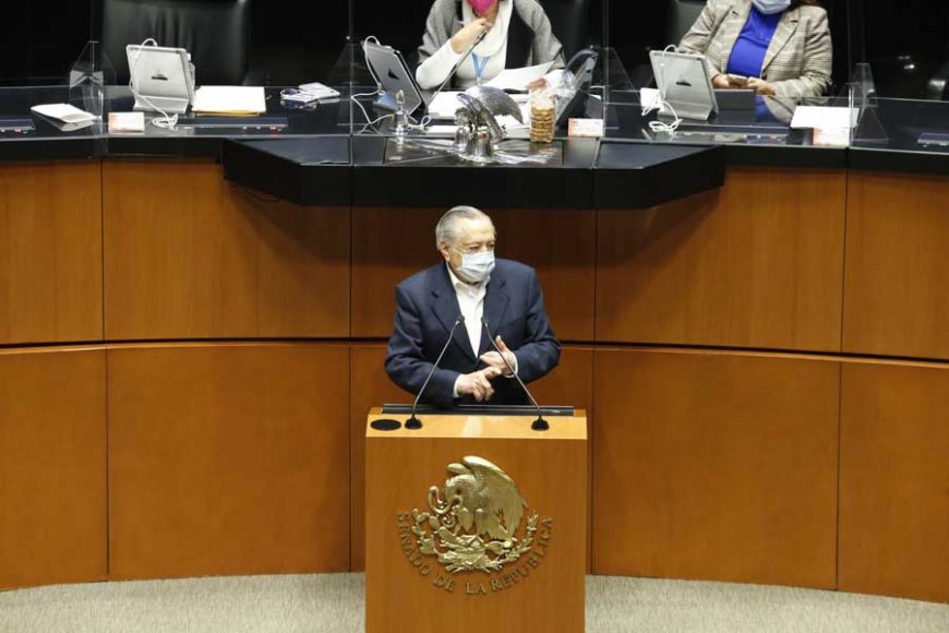 Senador Francisco Javier Salazar Sáenz para referirse al dictamen en materia de Captación de Divisas