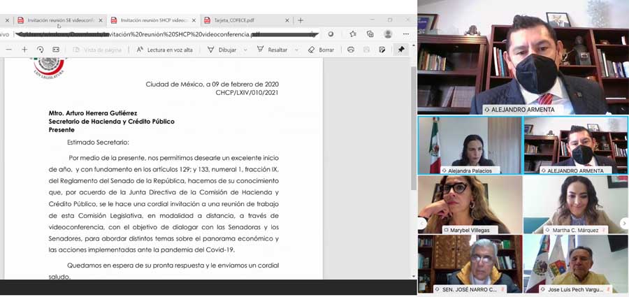 Intervención de la senadora Martha Cecilia Márquez Alvarado, en la reunión de la Comisión de Hacienda y Crédito Público con la comisionada presidenta de la Comisión Federal de Competencia Económica, Alejandra Palacios Prieto.