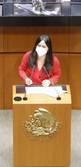 Intervención de la senadora Indira Rosales San Román, al participar en la discusión de un dictamen de las comisiones unidas de Puntos Constitucionales y de Estudios Legislativos Segunda, por el que se reforma el párrafo cuarto de la fracción IV del artículo 74 de la Constitución