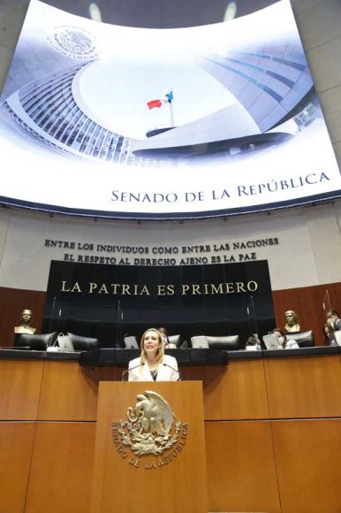 Intervención en tribuna de la senadora Alejandra Noemí Reynoso Sánchez, para hablar referirse al proyecto de decreto por el que se adiciona un artículo 68 Bis a la Ley Federal del Trabajo.