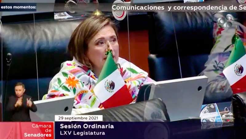 Intervención desde su escaño de la senadora Xóchitl Gálvez Ruiz para referirse a los trabajos de la Comisión de Asuntos Indígenas