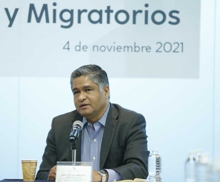 Participaciones de los senadores del PAN Roberto Juan Moya Clemente y Víctor Fuentes Solís, en la reunión de la Comisión de Asuntos Fronterizos y Migratorios, al referirse a su incorporación a este órgano legislativo.