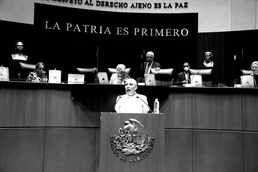 Intervención de la senadora Alejandra Reynoso Sánchez, al presentar reservas a un dictamen de las comisiones unidas de Minería y Desarrollo Regional y de Estudios Legislativos Segunda, por el que se reforman y adicionan diversas disposiciones de la Ley Minera.