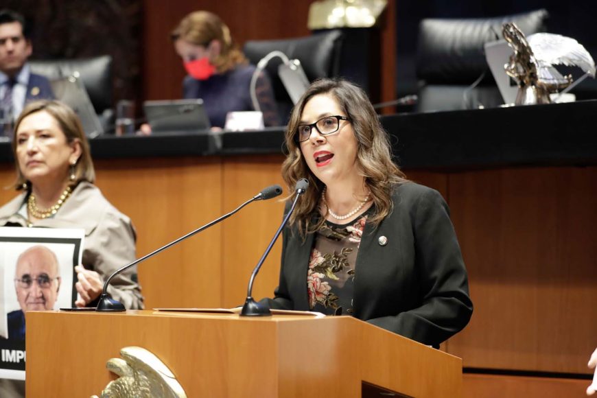 Intervención en tribuna de la senadora Gina Andrea Cruz Blackledge, para referirse al tema de agenda política, referente a la seguridad pública.
